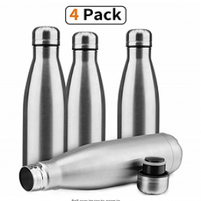 Water Bottle Stainless Steel BPA Free Leak Proof Large Capacity Cola Shape Flask Kids Thermoses for Sports Travel Outdoor 