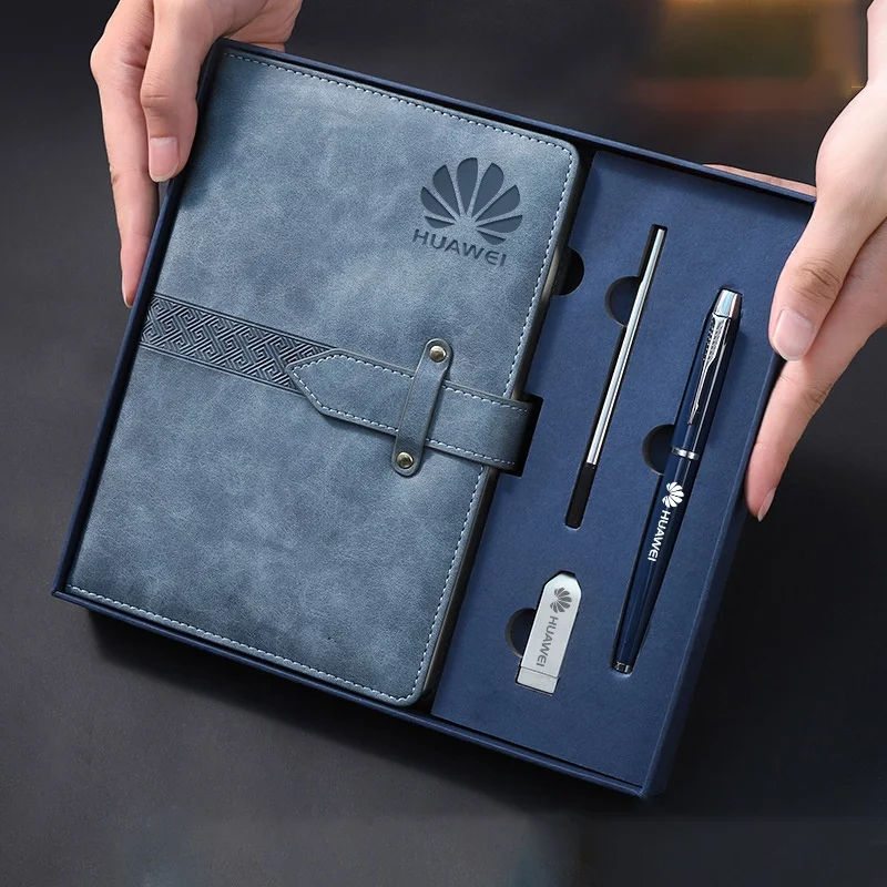 A5 Notebook With Usb Flash Drive Pen Set Office Festival Executive Corporate Gift Sets